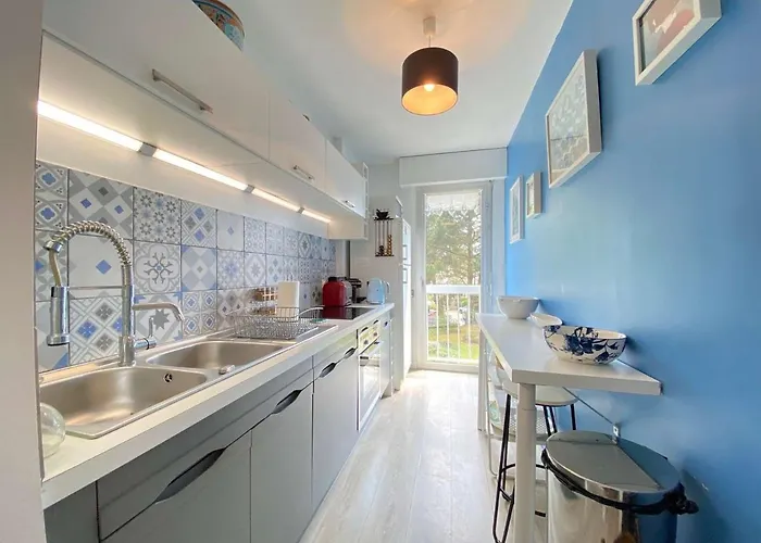 Apartamento 2 Pieces Avec Terrasse, Garage, Et Ascenseur, Jusqu'a 4 Couchages - Centre - Fr-1-245-124